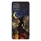 PrintiFy Samsung Galaxy Note 10 Lite ile Uyumlu Vitray Cadı Saati Tasarımlı Şeffaf Silikon Kılıf
