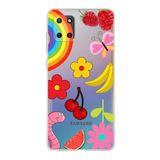PrintiFy Samsung Galaxy Note 10 Lite ile Uyumlu Water Color 5 Kamera Korumalı Şeffaf Kılıf