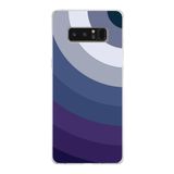 PrintiFy Samsung Galaxy Note 8 ile Uyumlu Kapak Renk Cümbüşü E Mavi Tasarımlı 1mm Fit Şeffaf Silikon Kılıf