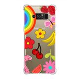 PrintiFy Samsung Galaxy Note 8 Uyumlu Water Color 5 Baskılı Şeffaf Köşe Korumalı Antişok Kılıf
