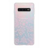 PrintiFy Samsung Galaxy S10 ile Uyumlu Kapak Nostalji Desen - C Tasarımlı 1mm Fit Şeffaf Silikon Kılıf