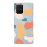 PrintiFy Samsung Galaxy S10 Lite ile Uyumlu Kapak Grunge Tasarımlı 1mm Fit Şeffaf Silikon Kılıf