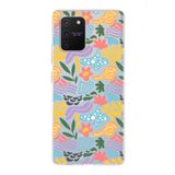 PrintiFy Samsung Galaxy S10 Lite ile Uyumlu Kapak Memphis Desen - 2 Tasarımlı 1mm Fit Şeffaf Silikon Kılıf