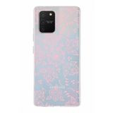 PrintiFy Samsung Galaxy S10 Lite ile Uyumlu Kapak Nostalji Desen - C Tasarımlı 1mm Fit Şeffaf Silikon Kılıf