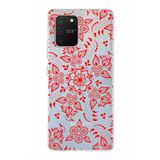 PrintiFy Samsung Galaxy S10 Lite ile Uyumlu Kapak Nostalji Desen - E Tasarımlı 1mm Fit Şeffaf Silikon Kılıf
