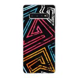 PrintiFy Samsung Galaxy S10 Plus ile Uyumlu Kapak Eskitme Tasarımlı 1mm Fit Şeffaf Silikon Kılıf