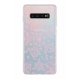 PrintiFy Samsung Galaxy S10 Plus ile Uyumlu Kapak Nostalji Desen - C Tasarımlı 1mm Fit Şeffaf Silikon Kılıf