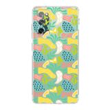 PrintiFy Samsung Galaxy S20 FE ile Uyumlu Kapak Memphis Desen - 3 Tasarımlı 1mm Fit Şeffaf Silikon Kılıf