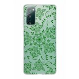 PrintiFy Samsung Galaxy S20 FE ile Uyumlu Kapak Nostalji Desen - A Tasarımlı 1mm Fit Şeffaf Silikon Kılıf