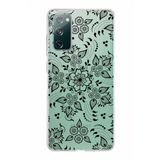 PrintiFy Samsung Galaxy S20 FE ile Uyumlu Kapak Nostalji Desen - B Tasarımlı 1mm Fit Şeffaf Silikon Kılıf