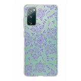 PrintiFy Samsung Galaxy S20 FE ile Uyumlu Kapak Nostalji Desen - D Tasarımlı 1mm Fit Şeffaf Silikon Kılıf
