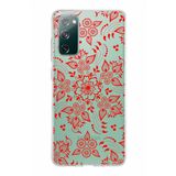 PrintiFy Samsung Galaxy S20 FE ile Uyumlu Kapak Nostalji Desen - E Tasarımlı 1mm Fit Şeffaf Silikon Kılıf