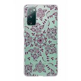PrintiFy Samsung Galaxy S20 FE ile Uyumlu Kapak Nostalji Desen - F Tasarımlı 1mm Fit Şeffaf Silikon Kılıf