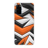 PrintiFy Samsung Galaxy S20 ile Uyumlu Kapak Grafiti Style Tasarımlı 1mm Fit Şeffaf Silikon Kılıf