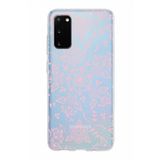 PrintiFy Samsung Galaxy S20 ile Uyumlu Kapak Nostalji Desen - C Tasarımlı 1mm Fit Şeffaf Silikon Kılıf