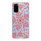 PrintiFy Samsung Galaxy S20 ile Uyumlu Kapak Nostalji Desen - E Tasarımlı 1mm Fit Şeffaf Silikon Kılıf