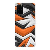 PrintiFy Samsung Galaxy S20 Plus ile Uyumlu Kapak Grafiti Style Tasarımlı 1mm Fit Şeffaf Silikon Kılıf