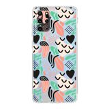 PrintiFy Samsung Galaxy S20 Plus ile Uyumlu Kapak Memphis Desen - 1 Tasarımlı 1mm Fit Şeffaf Silikon Kılıf