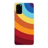 PrintiFy Samsung Galaxy S20 Plus ile Uyumlu Kapak Renk Cümbüşü A Kırmızı Tasarımlı 1mm Fit Şeffaf Silikon Kılıf