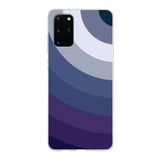 PrintiFy Samsung Galaxy S20 Plus ile Uyumlu Kapak Renk Cümbüşü E Mavi Tasarımlı 1mm Fit Şeffaf Silikon Kılıf