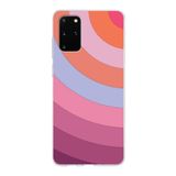 PrintiFy Samsung Galaxy S20 Plus ile Uyumlu Kapak Renk Cümbüşü F Pembe Tasarımlı 1mm Fit Şeffaf Silikon Kılıf
