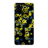 PrintiFy Samsung Galaxy S20 Plus ile Uyumlu Kapak Semboller Tasarımlı 1mm Fit Şeffaf Silikon Kılıf