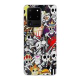 PrintiFy Samsung Galaxy S20 Ultra ile Uyumlu Kapak Anime Tasarımlı 1mm Fit Şeffaf Silikon Kılıf