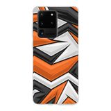 PrintiFy Samsung Galaxy S20 Ultra ile Uyumlu Kapak Grafiti Style Tasarımlı 1mm Fit Şeffaf Silikon Kılıf