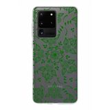 PrintiFy Samsung Galaxy S20 Ultra ile Uyumlu Kapak Nostalji Desen - A Tasarımlı 1mm Fit Şeffaf Silikon Kılıf