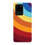 PrintiFy Samsung Galaxy S20 Ultra ile Uyumlu Kapak Renk Cümbüşü A Kırmızı Tasarımlı 1mm Fit Şeffaf Silikon Kılıf