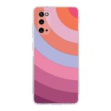 PrintiFy Samsung Galaxy S20 Uyumlu Kamera Korumalı Kapak Renk Cümbüşü F Tasarımlı Şeffaf Kılıf