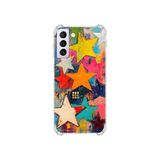 PrintiFy Samsung Galaxy S21 Plus ile Uyumlu Düşlerin Dansı serisi Yıldız Dansı Tasarımlı Uv Baskılı Köşe Korumalı Antişok Kılıf