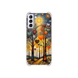 PrintiFy Samsung Galaxy S21 Plus ile Uyumlu Düşlerin Dansı serisi Yıldız Yolculuğu Tasarımlı Uv Baskılı Köşe Korumalı Antişok Kılıf