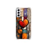 PrintiFy Samsung Galaxy S21 Plus ile Uyumlu Düşlerin Dansı serisi Zamanın Kalbi Tasarımlı Uv Baskılı Köşe Korumalı Antişok Kılıf