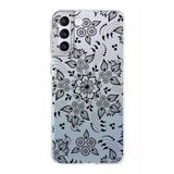 PrintiFy Samsung Galaxy S21 Plus ile Uyumlu Kapak Nostalji Desen - B Tasarımlı 1mm Fit Şeffaf Silikon Kılıf