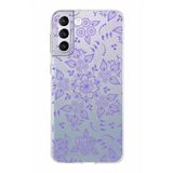 PrintiFy Samsung Galaxy S21 Plus ile Uyumlu Kapak Nostalji Desen - D Tasarımlı 1mm Fit Şeffaf Silikon Kılıf