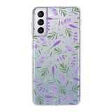 PrintiFy Samsung Galaxy S21 Plus ile Uyumlu Water Color 3 Kamera Korumalı Şeffaf Kılıf