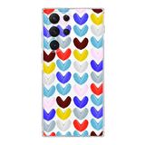 PrintiFy Samsung Galaxy S21 Ultra ile Uyumlu Water Color 1 Kamera Korumalı Şeffaf Kılıf