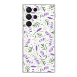 PrintiFy Samsung Galaxy S21 Ultra ile Uyumlu Water Color 3 Kamera Korumalı Şeffaf Kılıf