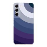 PrintiFy Samsung Galaxy S22 ile Uyumlu Kapak Renk Cümbüşü E Mavi Tasarımlı 1mm Fit Şeffaf Silikon Kılıf