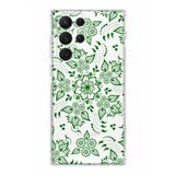 PrintiFy Samsung Galaxy S22 Ultra ile Uyumlu Kapak Nostalji Desen - A Tasarımlı 1mm Fit Şeffaf Silikon Kılıf