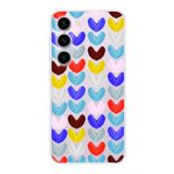 PrintiFy Samsung Galaxy S23 Plus ile Uyumlu 1mm Slim Fit Water Color 1 Baskılı Şeffaf Kılıf