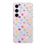PrintiFy Samsung Galaxy S23 Plus ile Uyumlu 1mm Slim Fit Water Color 6 Baskılı Şeffaf Kılıf