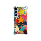 PrintiFy Samsung Galaxy S23 Plus ile Uyumlu Düşlerin Dansı serisi Yıldız Dansı Tasarımlı Uv Baskılı Köşe Korumalı Antişok Kılıf