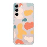 PrintiFy Samsung Galaxy S23 Plus ile Uyumlu Kapak Grunge Tasarımlı 1mm Fit Şeffaf Silikon Kılıf