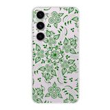 PrintiFy Samsung Galaxy S23 Plus ile Uyumlu Kapak Nostalji Desen - A Tasarımlı 1mm Fit Şeffaf Silikon Kılıf