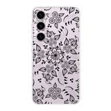 PrintiFy Samsung Galaxy S23 Plus ile Uyumlu Kapak Nostalji Desen - B Tasarımlı 1mm Fit Şeffaf Silikon Kılıf