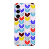 PrintiFy Samsung Galaxy S23 Plus ile Uyumlu Water Color 1 Kamera Korumalı Şeffaf Kılıf