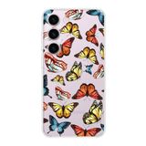 PrintiFy Samsung Galaxy S23 Plus ile Uyumlu Water Color 2 Kamera Korumalı Şeffaf Kılıf