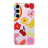 PrintiFy Samsung Galaxy S23 Plus ile Uyumlu Water Color 5 Kamera Korumalı Şeffaf Kılıf
